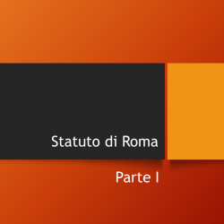 Statuti parte prima